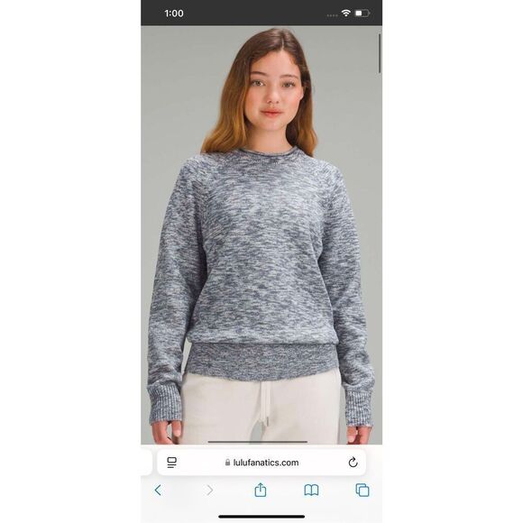 Lululemon boxy Cotton blend sweater - Picture 1 of 12